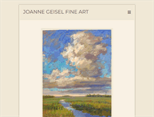 Tablet Screenshot of joannegeisel.com
